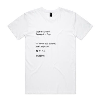 It's Never too Early - Men's Shirt (Black Print) It's Never too Early - Men's Shirt (Black Print) Thumbnail