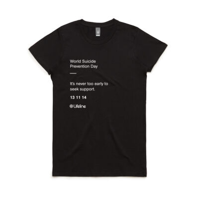 It's Never too Early - Women's Shirt (White Print) It's Never too Early - Women's Shirt (White Print) Thumbnail