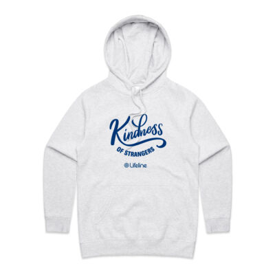 Kindness of Strangers - Women's Hoodie (Blue Print) Kindness of Strangers - Women's Hoodie (Blue Print) Thumbnail