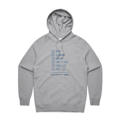 Stress Down Check-List -  MEN'S HOODIE (BLUE PRINT) Stress Down Check-List -  MEN'S HOODIE (BLUE PRINT) Thumbnail