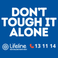 Don't Tough It Alone / Mens / Lifeline New England Design